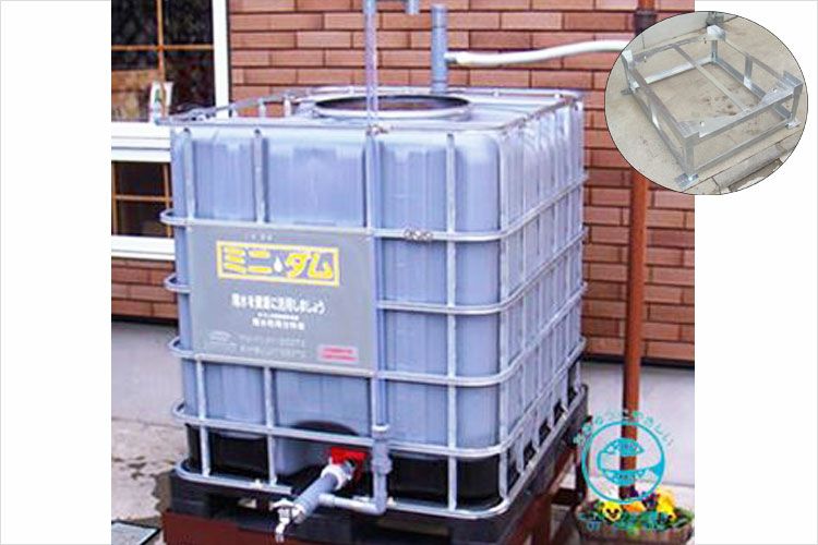 水タンク（架台付） 雨水タンク レインワールド号 ステンレス製架台付属 | 雨水利用,雨水