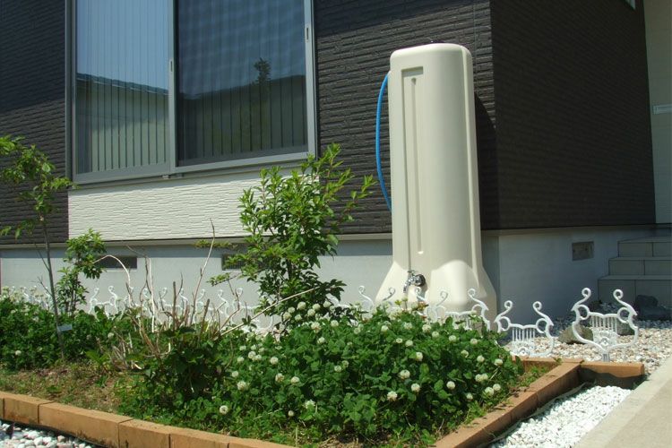雨水タンク】 八木熊製 AQUATOWERアクアタワー200リットル 角丸40 