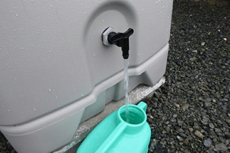 雨水タンク】コダマ樹脂工業製 ホームダム250リットル グレー 型番