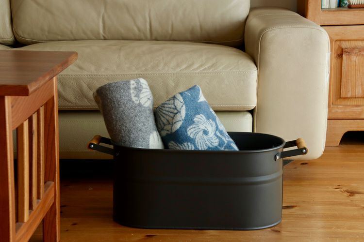 薪入れ アラスメタル社 オーバルウッドストッカー 小 AM132 | TOKILABO