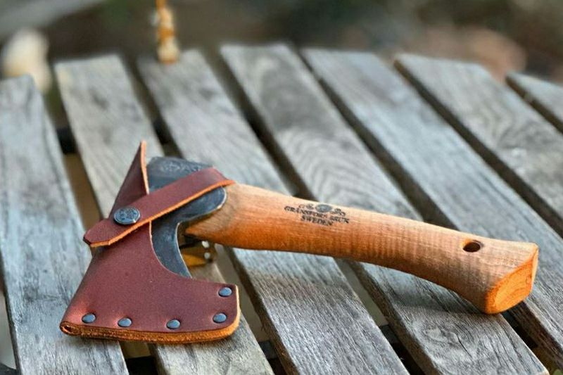 スタンレー　片手斧 Mk21 Old stock Japanese Carpenter's Axe 掘出し物 鉞 木割り斧 Masakari