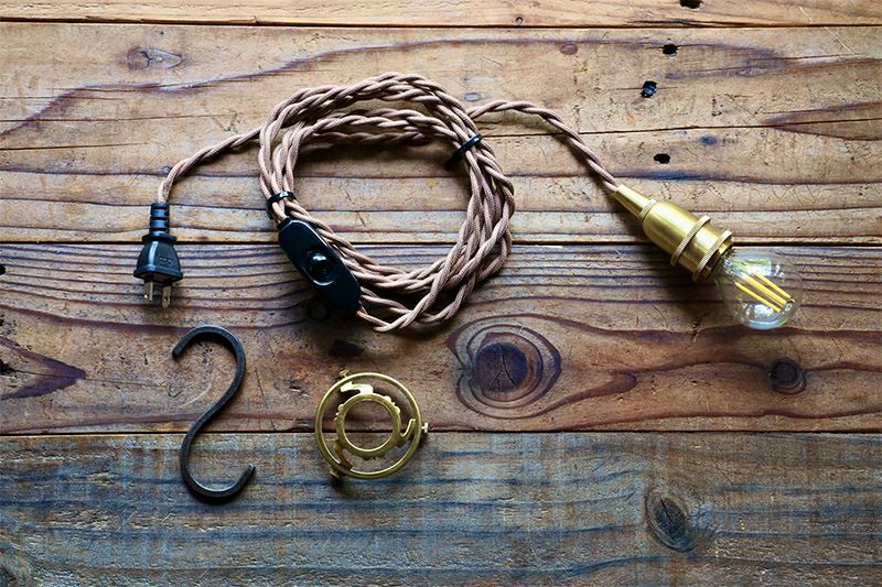 ペンダントライト コンセント 真鍮ソケットコード 5m | TOKILABOトキラボ