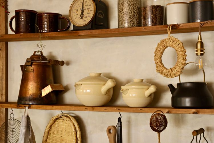 直火陶器 伊賀焼 行平鍋 クリーム （小） | TOKILABOトキラボ