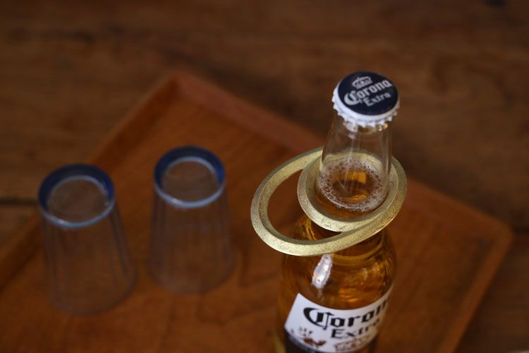 FUTAGAMI 栓抜き（日食） / 真鍮製 | TOKILABOトキラボ