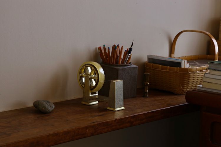 FUTAGAMI 鋳肌テープカッター 大 / 真鍮製 | TOKILABOトキラボ