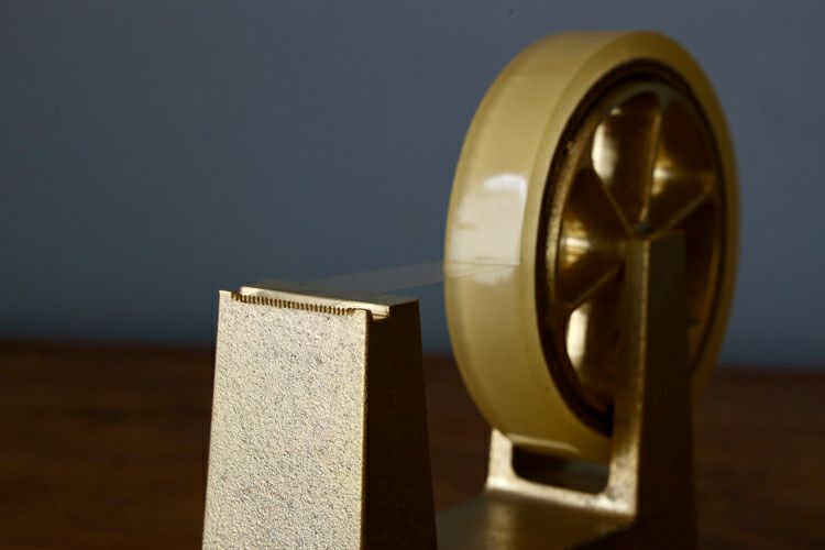 FUTAGAMI 鋳肌テープカッター 大 / 真鍮製 | TOKILABOトキラボ