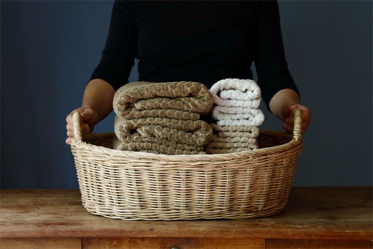 松野屋 ラタンの洗濯カゴ S | TOKILABOトキラボ