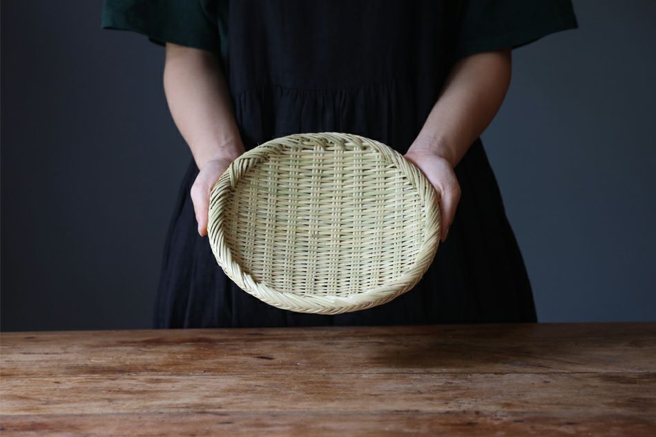 伝統工芸 篠竹丸ざる （8寸） | TOKILABOトキラボ