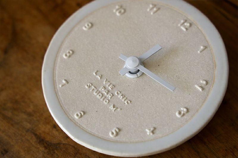 小さな陶の時計 | TOKILABOトキラボ