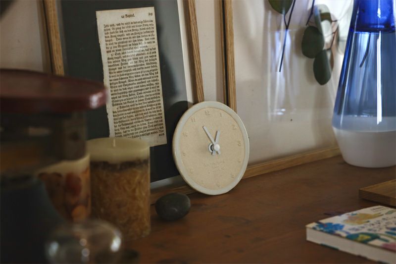 小さな陶の時計 | TOKILABOトキラボ