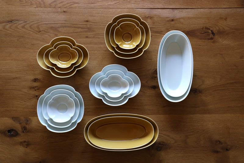 楕円鉢 8寸 / 瑞々 | TOKILABOトキラボ