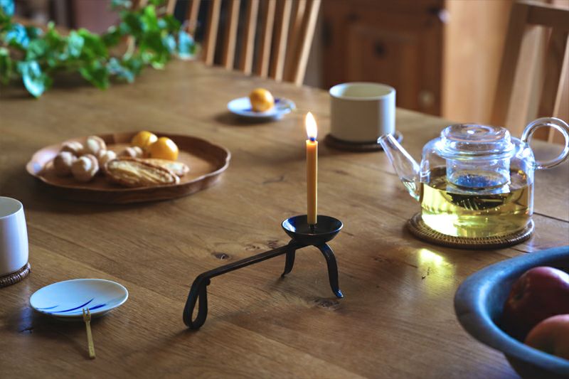 ミニ手燭 2種 / 鍛冶工房 弘光 | TOKILABOトキラボ