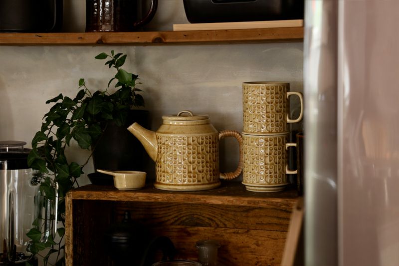 色無地 無地 枇杷茶色 縮緬 トールサイズ K-5012 Kiln 陶のドリッパー＆マグカップ set / 美濃焼き | TOKILABOトキラボ