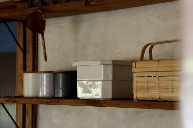 STUDIO M'（スタジオエム） / 陶の隅切二段重 | TOKILABOトキラボ