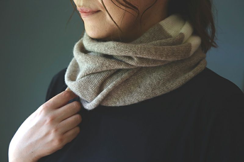 ホワイトカシミヤ100％ スヌード / AND WOOL | TOKILABOトキラボ