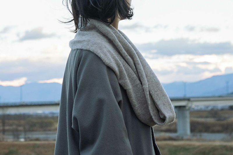 ホワイトカシミヤ100％ スヌード / AND WOOL | TOKILABOトキラボ