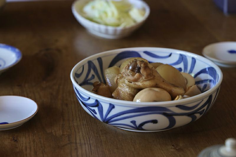 梅山窯 平鉢 7寸 / 砥部焼 | TOKILABOトキラボ