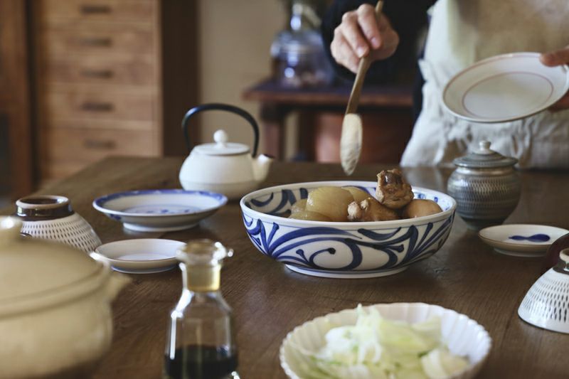 梅山窯 平鉢 7寸 / 砥部焼 | TOKILABOトキラボ